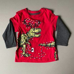 Toddler sweatshirt with dinosaur print